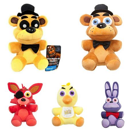 Five Nights At Freddy S FNAF Set Of 5 Collectible 6 Plush Figures