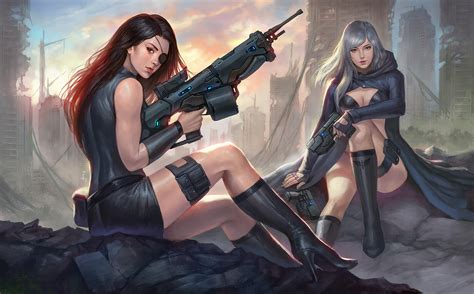 Guns Girls Wallpaperhd Artist Wallpapers4k Wallpapersimages