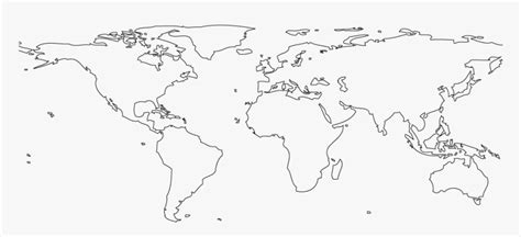 Vidět Skrz Přerušit život Blank World Map High Resolution Mechanik