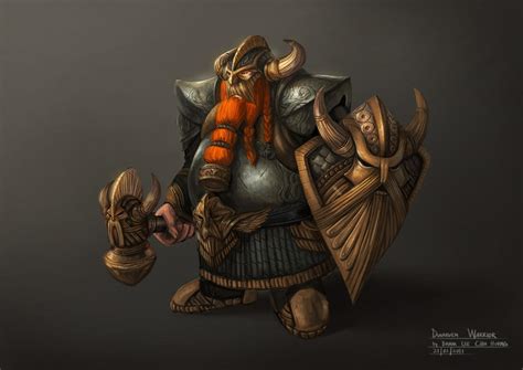 Dwarven Warrior By Bramleech On Deviantart