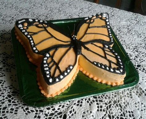 Monarch Butterfly For Emma Butterfly Birthday Cakes Cake Decorating