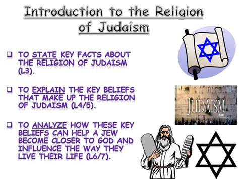 Introduction To Judaism Teaching Resources