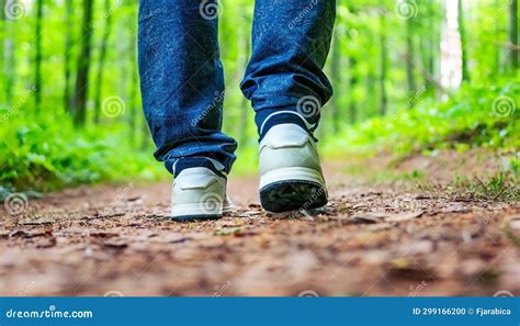 Photo Of Feet Walking In The Park Stock Illustration Illustration Of