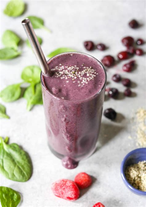 Casual Friday: Berry-Cherry Smoothie - Domesticate ME