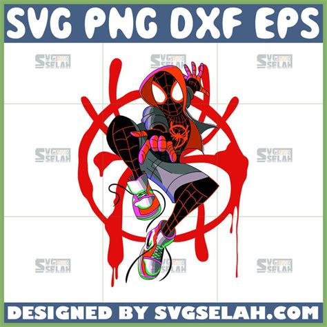 Spider Man Miles Morales SVG - SVG Selah