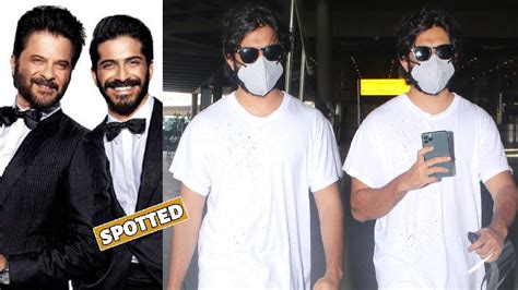 Anil Kapoor S Son Harshvardhan Kapoor Not Give Any Response On Pap S Camera At Airport Youtube