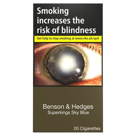 Benson And Hedges Superkings Sky Blue 20 Cigarettes Tesco Groceries