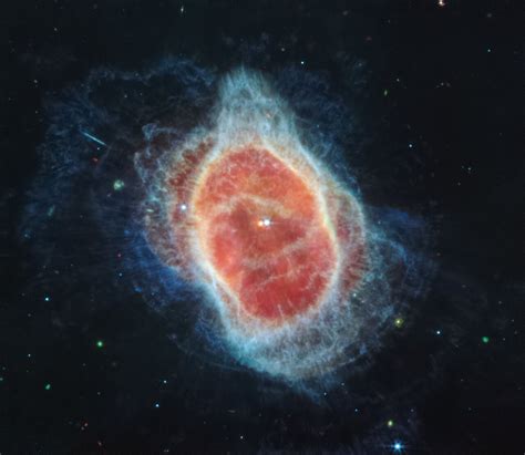 Southern Ring Nebula MIRI Image ESA Webb