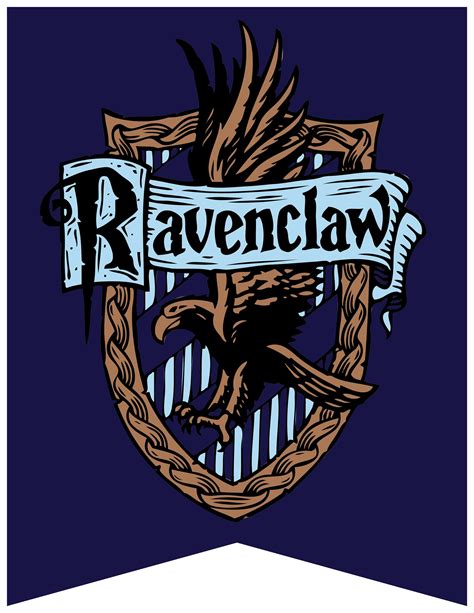 Harry Potter Printable Hogwarts House Crest Banners Harry Potter