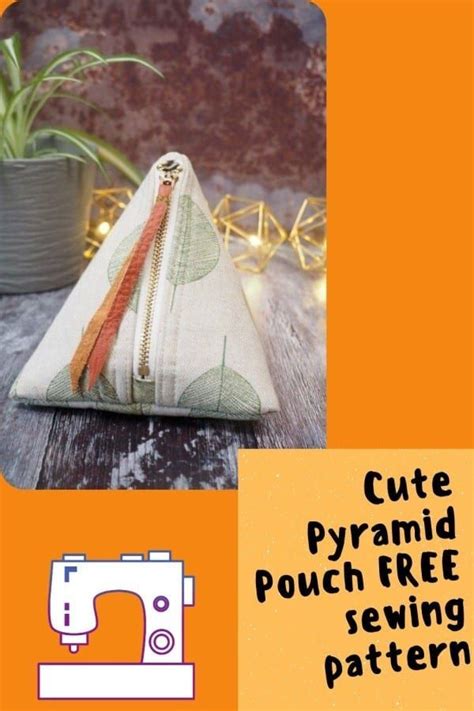 Cute Pyramid Pouch Free Sewing Pattern Sew Modern Bags In 2021