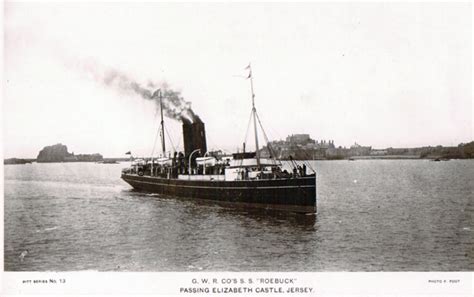 Channel Island Ships And Ferries Ss Roebuck