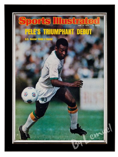 Pele Sports Illustrated Magazine Cover 1975 T Poster Print Etsy