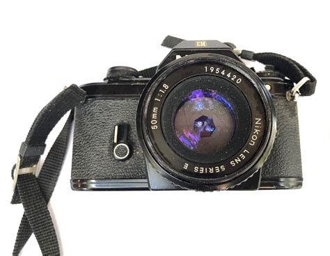 Vintage Nikon Em Camera 1980s 35mm Film Camera Etsy