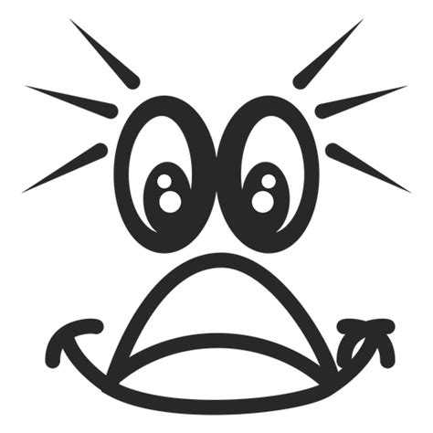 Shocked Emoticon Face Transparent Png And Svg Vector File