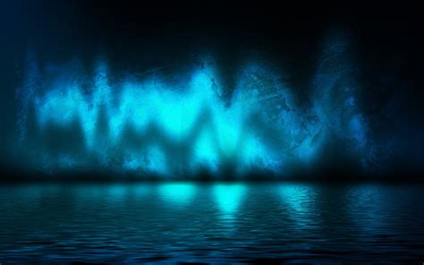 Blue Aurora Borealis Sea Wallpapers Hd Desktop And Mobile Backgrounds