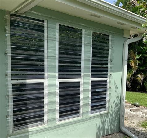 Clear Hurricane Storm Panels Storm Guard Solutions Since 2004