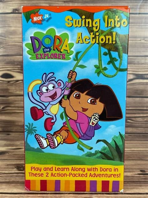 Dora The Explorer Swing Into Action Vhs Grelly Usa