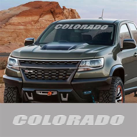 Pickup Stickers For Chevrolet Colorado Car Front Windshield Decor
