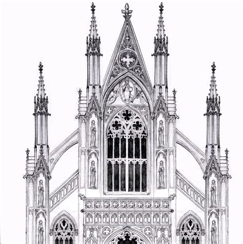 Gothic Architecture Sketches At Explore Collection Of Gothic Architecture
