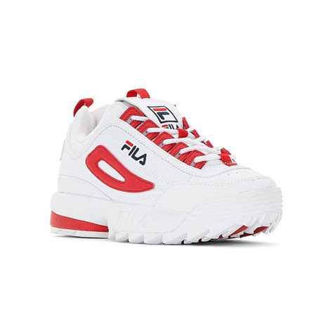 Fila Disruptor Cb Low Wmn White Red Red Fila Official