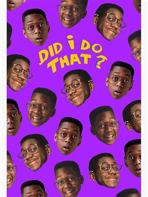 Urkel Heads Collage Poster For Sale By Izahd Redbubble