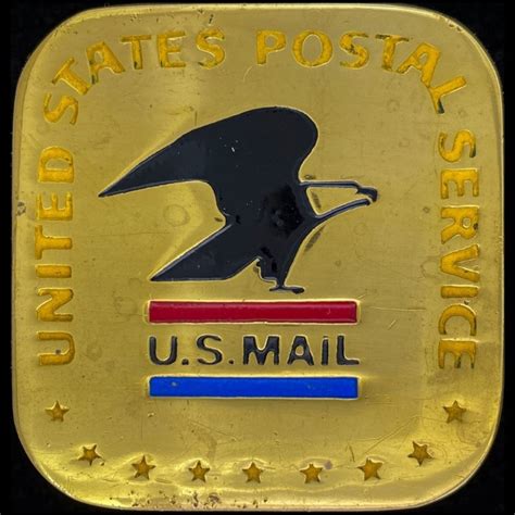 Brass United States Postal Service Usps Commemorative 1970s Etsy