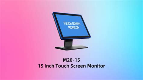 M20 15 15 Inch Capacitive 10 Point Touch Screen Monitor Youtube