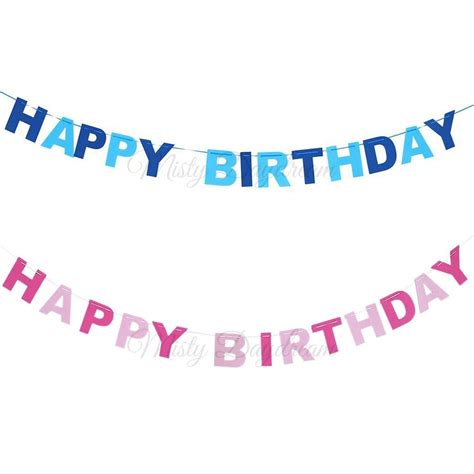Happy Birthday Letter Cut Out Printables