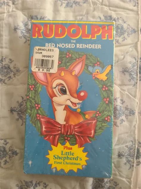 vintage 1992 rudolph the red nosed reindeer little shepherd first christmas vhs 7 00 picclick