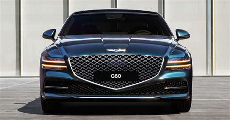 2020 Genesis G80 Makes Its Global Debut Third Gen Sedan Gets Striking