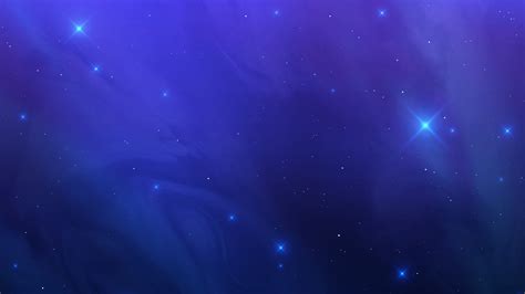 Blue Stars With Background Of Blue And Violet Sky Hd Space Wallpapers