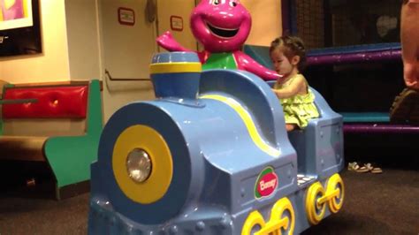 Chuck E Cheese Barney Train Ride 🚂 Youtube