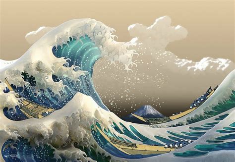 imgur.com | Wave art, Japanese wave painting, Japan art gambar png