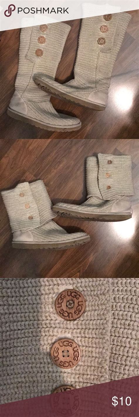 Ugg Tan Knit Boots Knit Boots Uggs Womens Uggs
