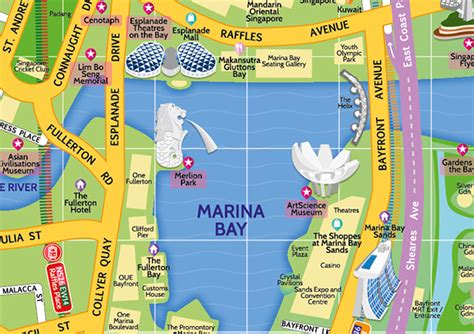 Map Of Singapore Bay Maps Of The World