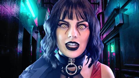 my cyberpunk vampire character from my new youtube video vicki psythe moore r emogirls