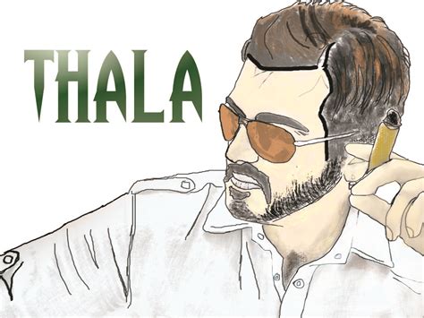The massy actor enjoys racing and has participated in formula 1 racing across the world. Image Cartoon: Thala Cartoon