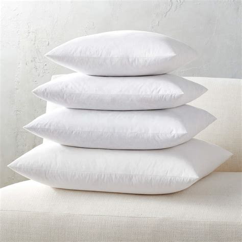 16 Feather Down Pillow Insert Cb2 Uae
