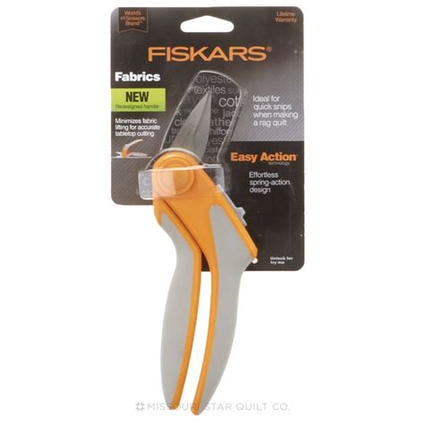 Easy Action Rag Quilt Snips Fiskars Scissors Fiskars — Missouri