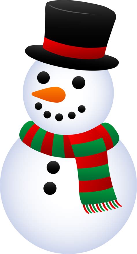 Cute Christmas Snowman Free Clip Art