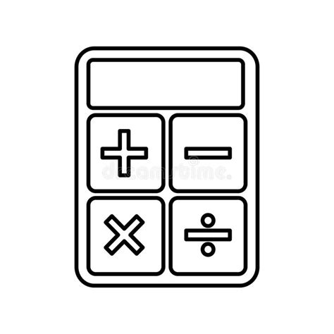 Calculator Math Icon Stock Vector Illustration Of Count 91286290