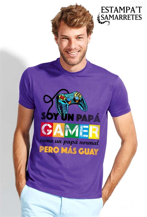 Camiseta Soy Un Papá Gamer — Estampat Samarretes