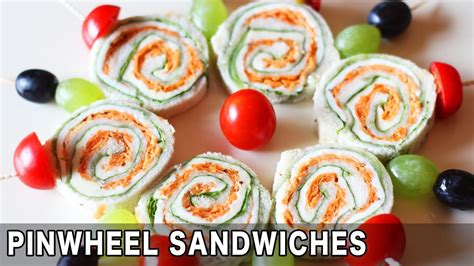 Pinwheel Sandwich Recipe Veg Pinwheel Sandwich Youtube