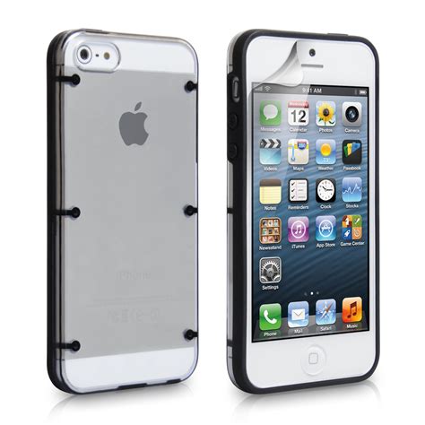 Iphone 5 Black Clear 6 Dot Design Case Mobile Madhous