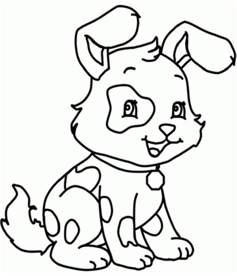 Easy Dog Coloring Pages Kids Animal Coloring Pages Of The Kids