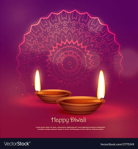 Free Download Beautiful Hindu Festival Of Diwali Background Vector