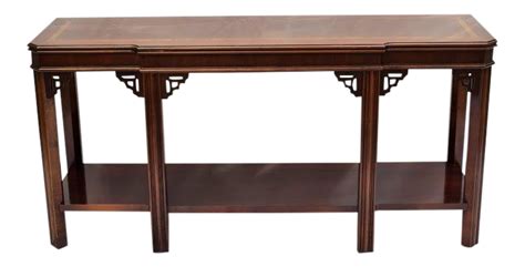 Lane Chippendale Console Table on Chairish.com | Table, Console table, Wooden console table
