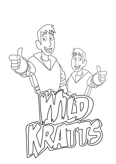 Kratt Brothers Wild World Coloring Book To Print And Online