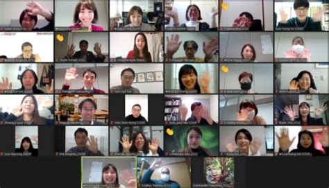 An Online Exchange Meeting Between The Staff Of Jccu And Icoop Korea