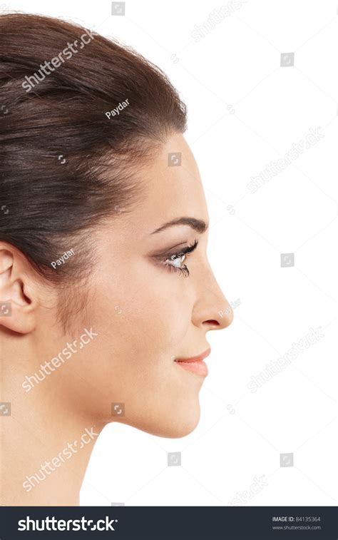 Profile View Of Female Model Face Photo Taken On August